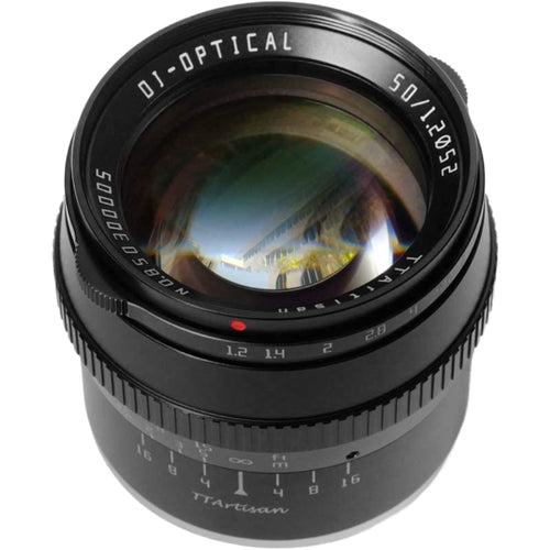 TTArtisan 50mm f/1.2 Lens Black