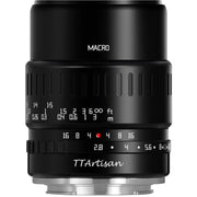 TTArtisan 40mm f/2.8 Macro Micro 4/3s Mount Lens Black