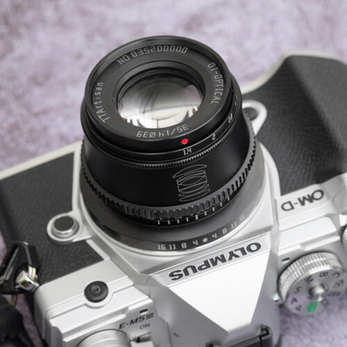 TTArtisan 35mm f/1.4 Tilt Micro Four Thirds Mount Lens Black