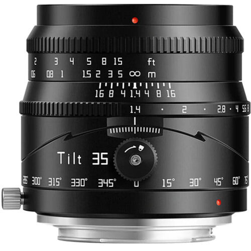 TTArtisan 35mm f/1.4 Tilt Lens (APS-C) Black