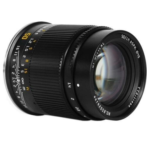 TTArtisan 50mm f/1.4 Lens Black