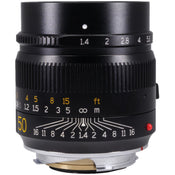 TTArtisan 50mm f/1.4 Lens Black