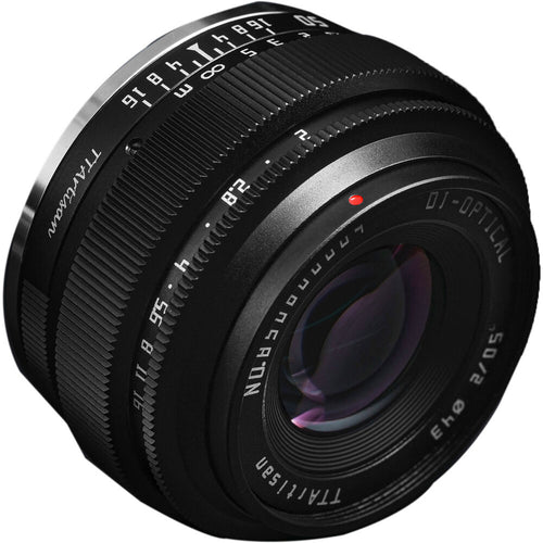 TTArtisan 50mm f/2 Lens Black