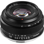 TTArtisan 50mm f/2 Lens Black