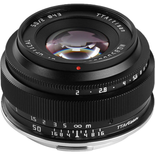 TTArtisan 50mm f/2 Lens Black