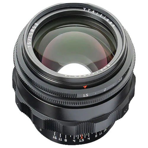 TTArtisan 75mm f/1.5 M42 Screw Mount Lens Black (Swirly Bokeh Lens)