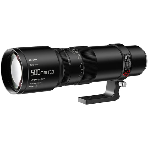 TTArtisan 500mm f/6.3 Fujifilm GFX Mount Lens (Full Frame Cropping) Black
