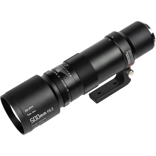 TTArtisan 500mm f/6.3 Fujifilm GFX Mount Lens (Full Frame Cropping) Black