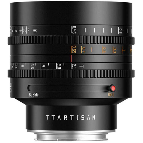 TTArtisan 50mm T2.1 CINE Lens (Black)