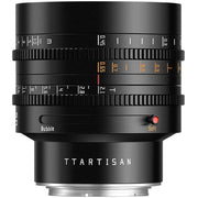 TTArtisan 50mm T2.1 CINE Lens (Black)