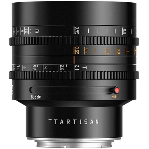 TTArtisan 50mm T2.1 CINE Lens (Black)