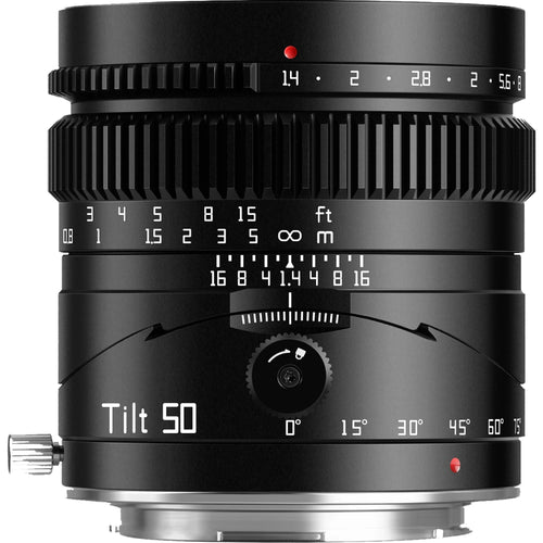 TTArtisan 50mm f/1.4 Tilt Lens Black