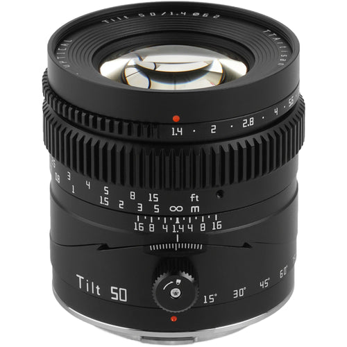 TTArtisan 50mm f/1.4 Tilt Lens Black