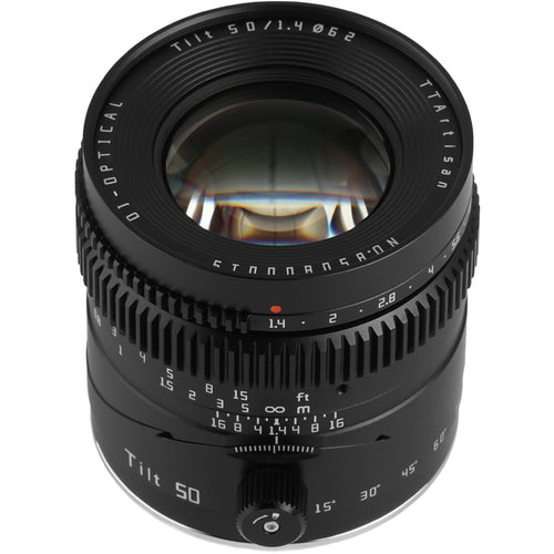 TTArtisan 50mm f/1.4 Tilt Lens Black