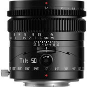 TTArtisan 50mm f/1.4 Tilt Lens Black