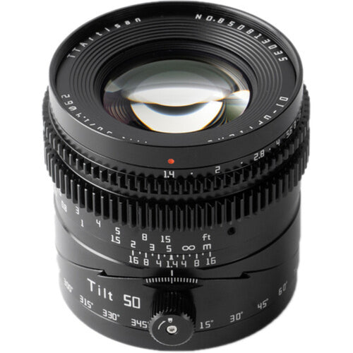 TTArtisan 50mm f/1.4 Tilt Lens Black