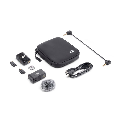 DJI Mic 2 with 2 Transmitters, Receiver and Charging Case