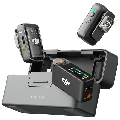 DJI Mic 2 with 2 Transmitters, Receiver and Charging Case
