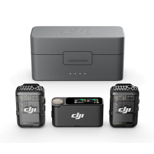 DJI Mic 2 with 2 Transmitters, Receiver and Charging Case