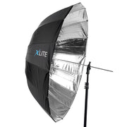 Xlite Deep Parabolic Black/Silver Umbrella