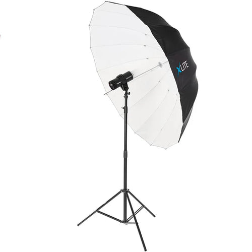 Xlite Deep Parabolic Black/White Umbrella