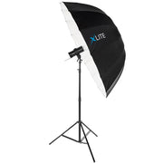 Xlite Deep Parabolic Black/White Umbrella