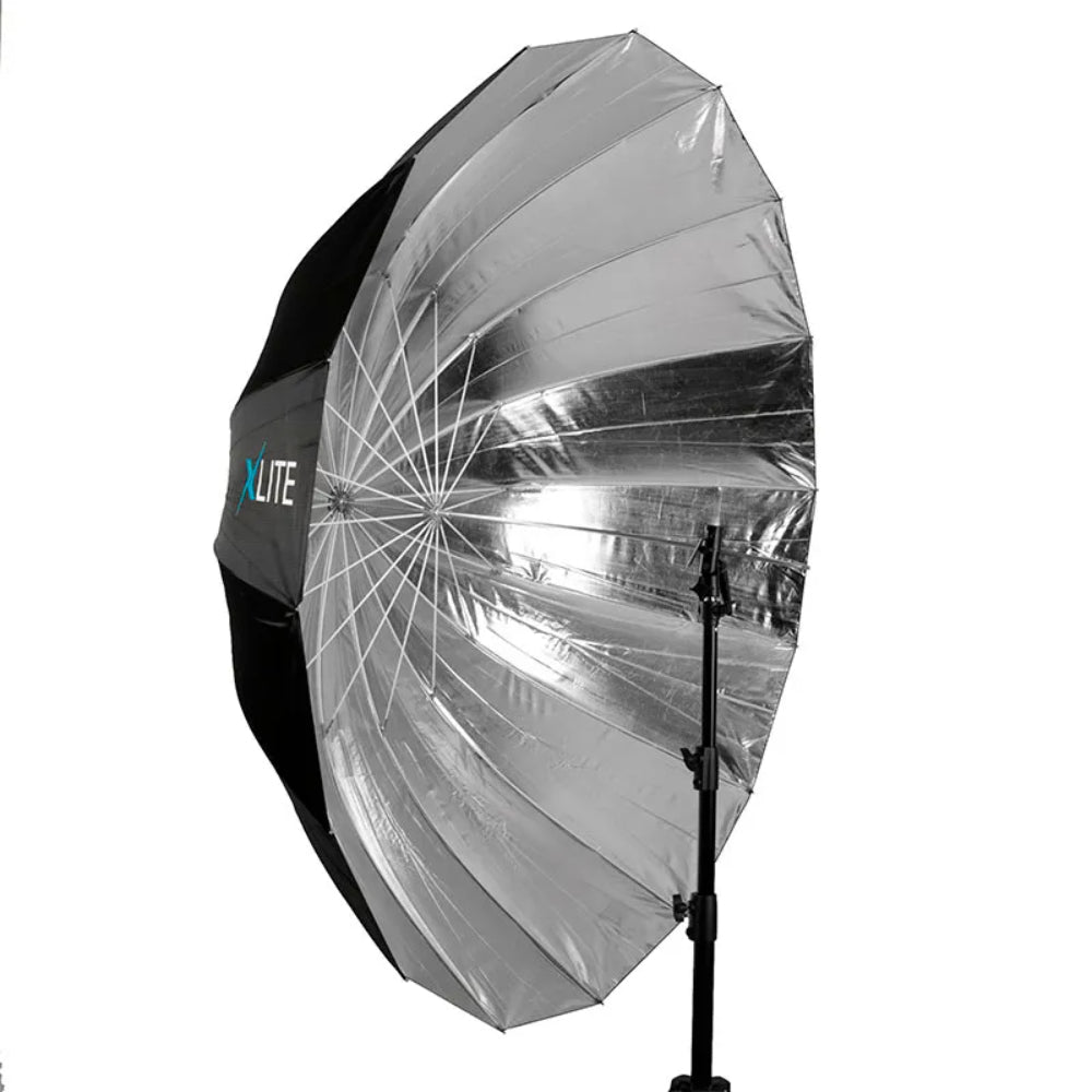 Xlite Deep Parabolic Black/Silver Umbrella – Georges Cameras