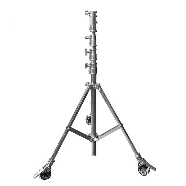 Xlite 4.2m Stainless Steel Lighting Stand with Wheels