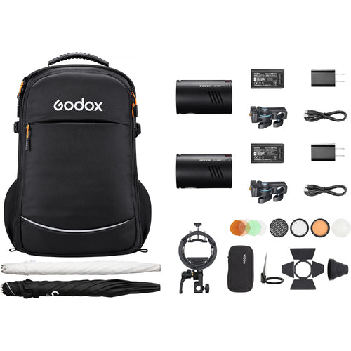 Godox AD100Pro II Pocket Flash (2-Light Kit)