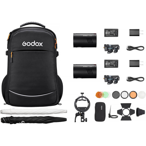 Godox AD100Pro II Pocket Flash (3-Light Kit)