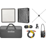 Godox Flexible RGB LED Mat 200w 2x2 ft Kit with Air Softbox