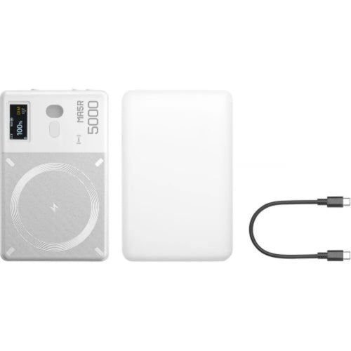 Godox MA5R RGB LED Light and Power Bank for Mobile Phone - White