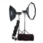 Godox SL-200III 2 Head LED Daylight Octa Softbox Kit