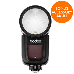 Godox V1 TTL Li-Ion Round Head Camera Flash for Sony