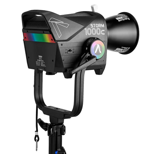 Aputure Storm 1000C RGB LED Light Including CF12 Fresnel and Barndoor