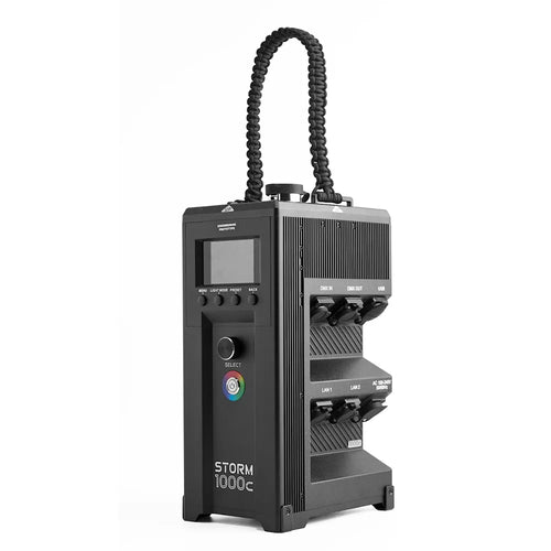 Aputure Storm 1000C RGB LED Light Including CF12 Fresnel and Barndoor