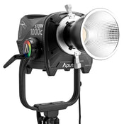Aputure Storm 1000C RGB LED Light Including CF12 Fresnel and Barndoor