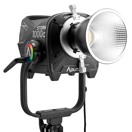 Aputure Storm 1000C RGB LED Light Including CF12 Fresnel and Barndoor
