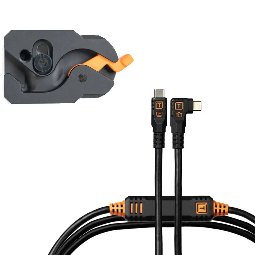 Tether Tools Leverlock Kit Tetherpro 10g 4.6m Straight to Right (Black ...