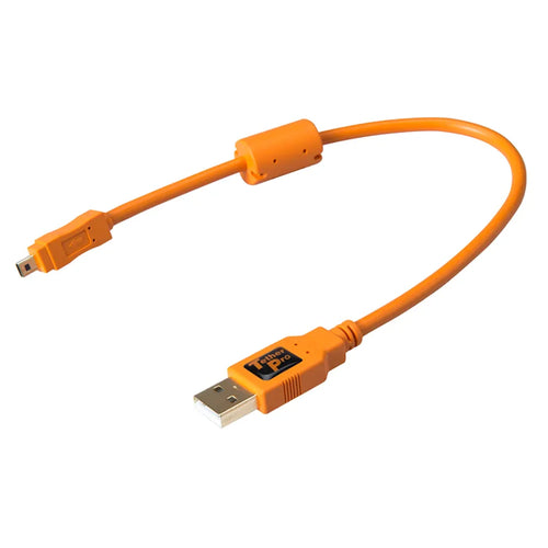 Tether Tools TetherPro USB 2 Male to Mini-B 8-Pin 30cm Hi-Vis Orange
