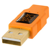 Tether Tools TetherPro USB 2 Male to Mini-B 8-Pin 30cm Hi-Vis Orange