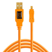 Tether Tools TetherPro USB 2 Male to Mini-B 8-Pin 30cm Hi-Vis Orange