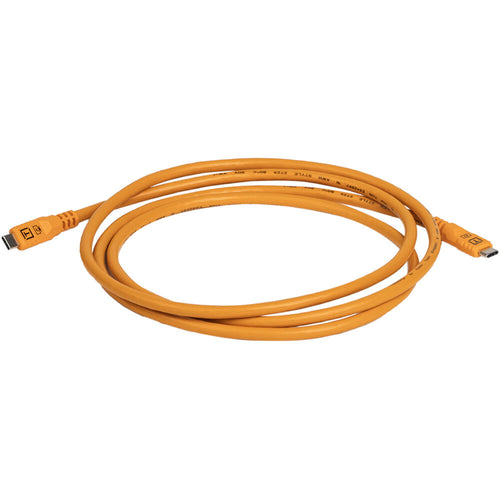 Tether Tools TetherPro Optima 10G USB-C 1.8m Straight to Straight - Orange