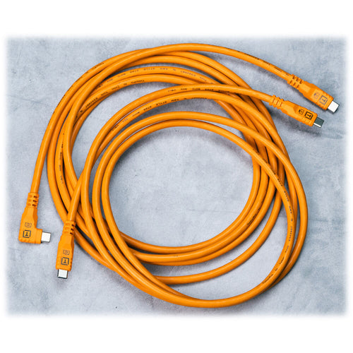 Tether Tools TetherPro Optima 10G USB-C 1.8m Straight to Straight - Orange