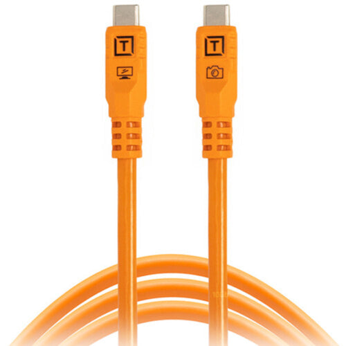Tether Tools TetherPro Optima 10G USB-C 1.8m Straight to Straight - Orange