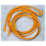 Tether Tools TetherPro Optima 10G USB-C 1.8m Straight to Right - Orange