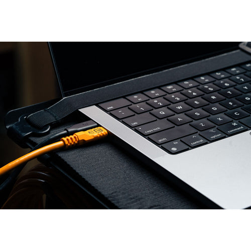Tether Tools TetherPro Optima 10G USB-C 1.8m Straight to Right - Orange