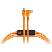 Tether Tools TetherPro Optima 10G USB-C Cable (6', High-Visibility Orange, Right-Angle)