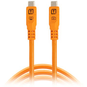 Tether Tools TetherPro Optima 10G USB-C 3m Straight to Straight - Orange