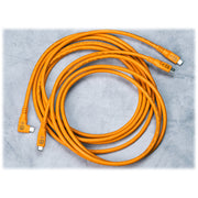 Tether Tools TetherPro Optima 10G USB-C 3m Straight to Right - Orange